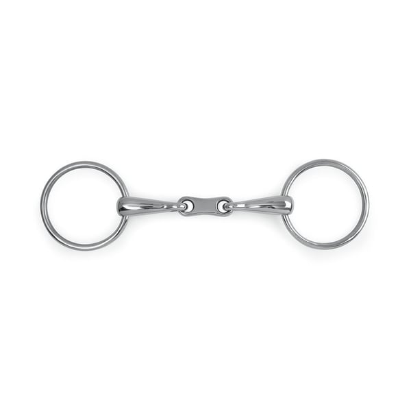 Shires French Link Horse Loose Ring Snaffle Bit