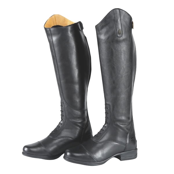 Moretta Childrens/Kids Gianna Leather Long Riding Boots