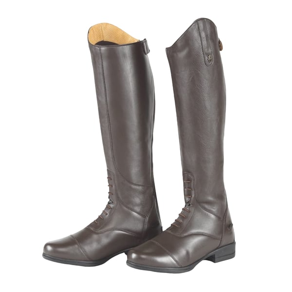 Moretta Childrens/Kids Gianna Leather Long Riding Boots