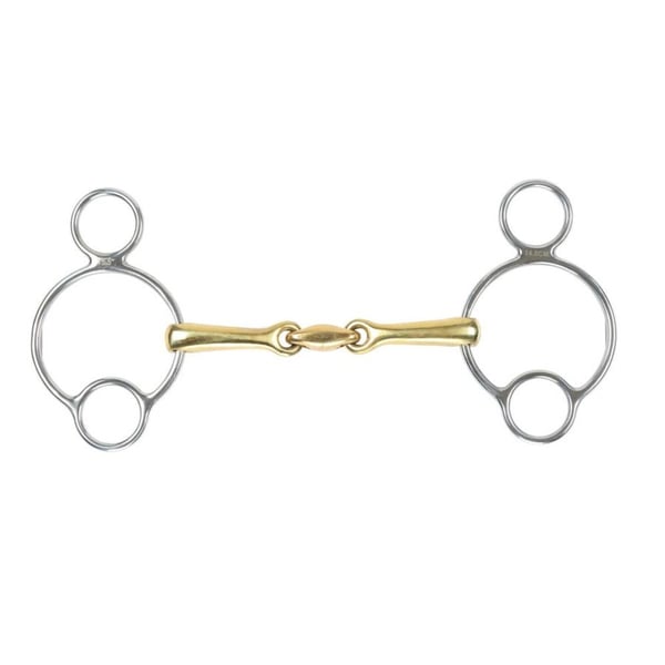 Shires Brass Lozenge Horse Universal Bit