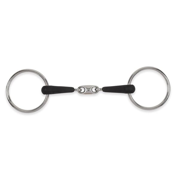 Equirubber Equikind+ Peanut Link hest Løs ring trenchle bit