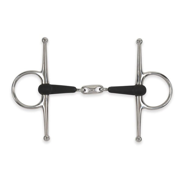 Equirubber Equikind+ Peanut Link Horse Full Cheek Snaffle Bit