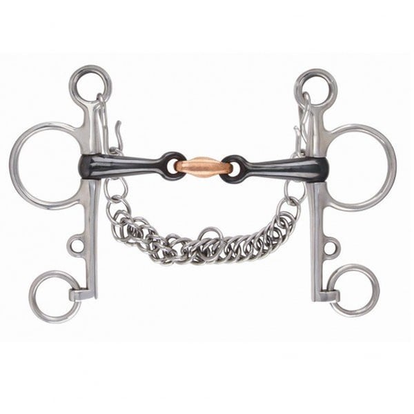 Shires Sweet Iron Double-Jointed Horse Pelham Bit