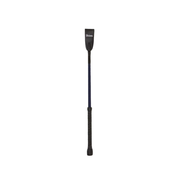 Shires Zig Zag Leather Horse Riding Whip
