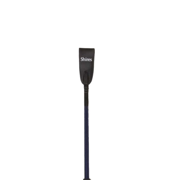 Shires Zig Zag Leather Horse Riding Whip