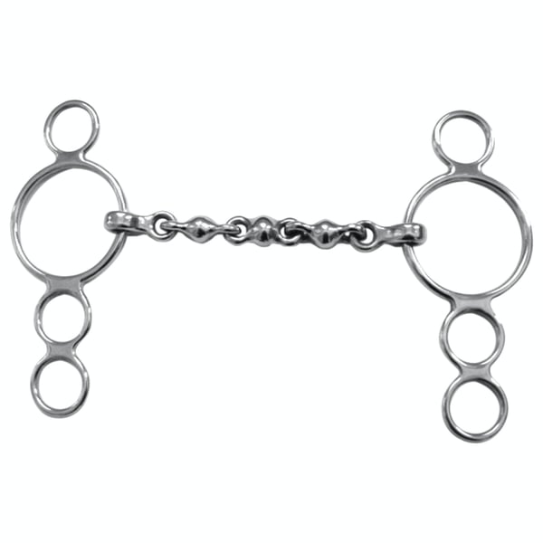 Shires Waterford Horse 3 Ring Gag Bit