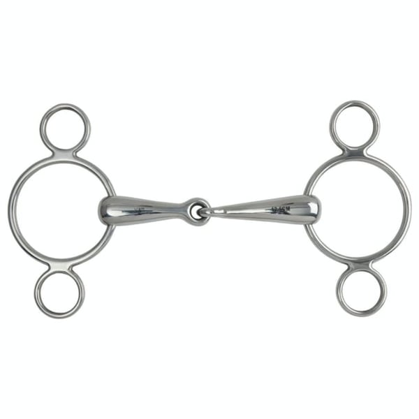 Shires Hollow Mouth Häst 2 Ring Gag Bett