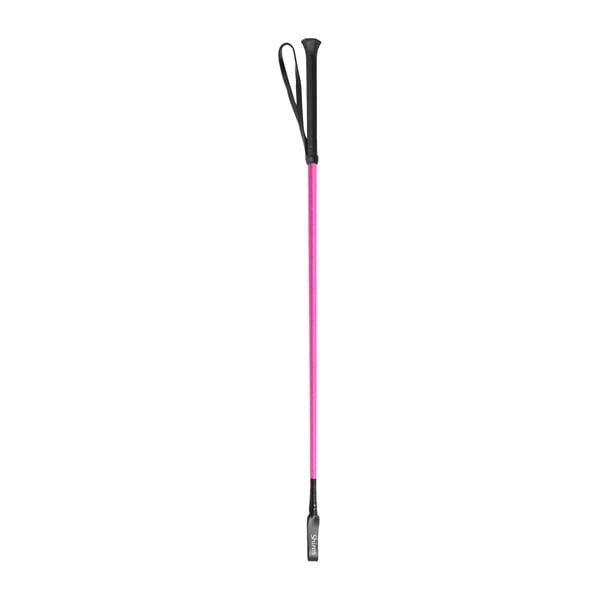 Shires Threaded Leather Horse Riding Whip