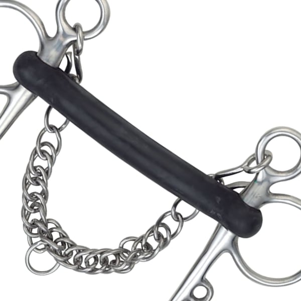 Shires Hard Rubber Horse Pelham Bit
