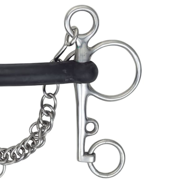 Shires Hard Rubber Horse Pelham Bit