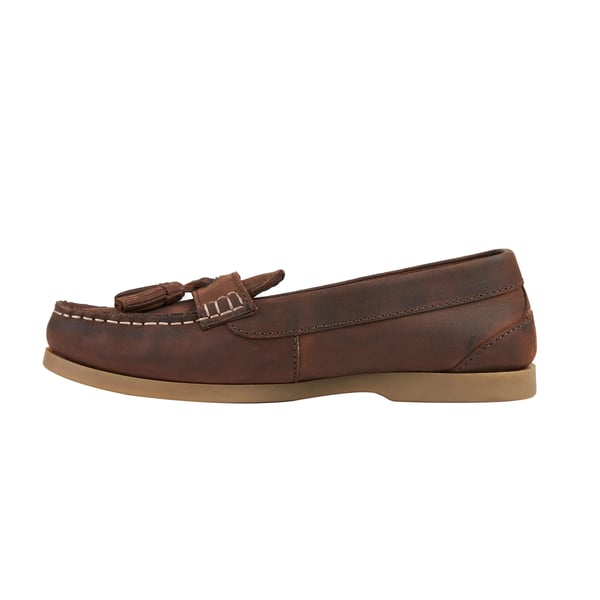 Moretta Womens/Ladies Alita Leather Loafers