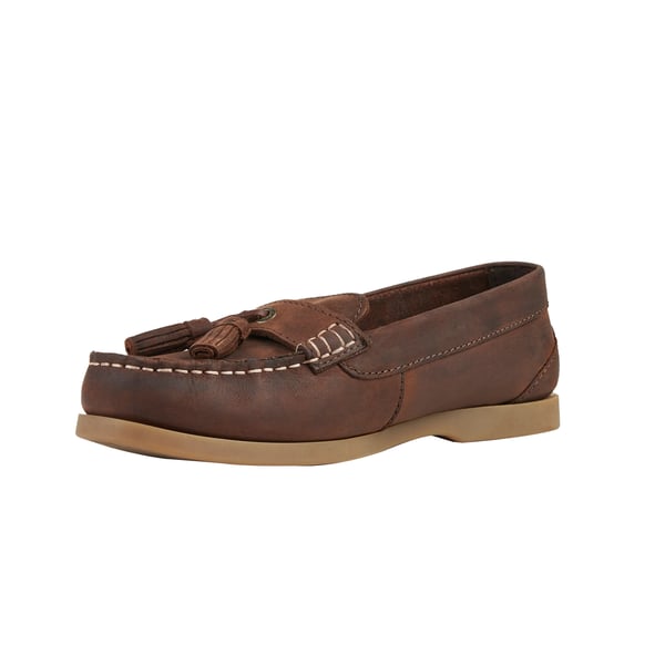 Moretta Womens/Ladies Alita Leather Loafers