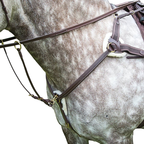 Salisbury Leather Stitch Horse Breastplate