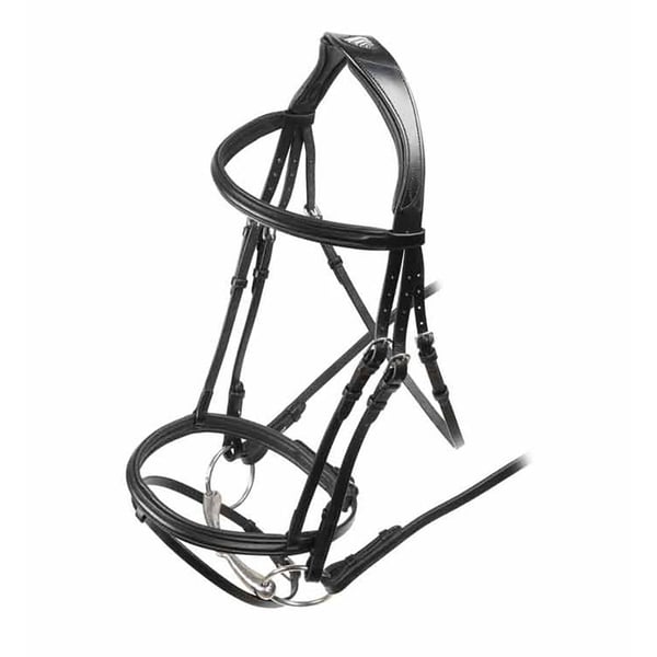 Velociti Raised Flash Leather Horse Bridle