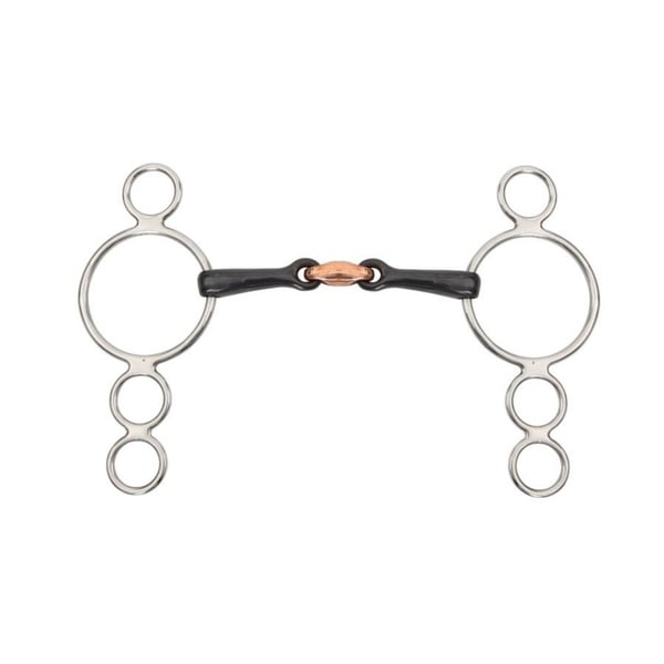 Shires Dutch Sweet Iron Lozenge Häst 3 Ring Gag Bett