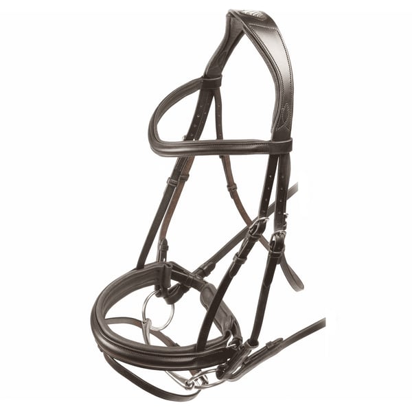Velociti Leather Horse Dressage Bridle