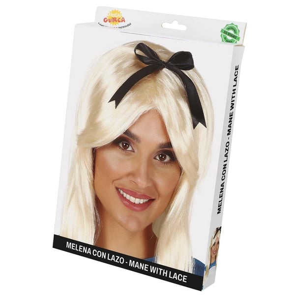 Fiestas Guirca Womens/Ladies Ribbon Wig