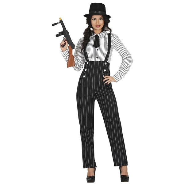Fiestas Guirca Womens/Ladies Gangster Costume Set
