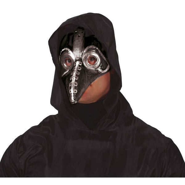 Fiestas Guirca Unisex Adult Plague Doctor PVC Mask