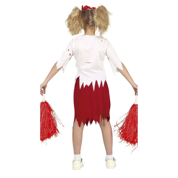 Fiestas Guirca Tyttöjen Zombie Cheerleader -asu
