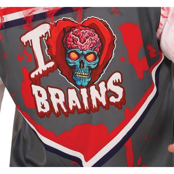 Fiestas Guirca Mens Zombie Rugby Player Costume