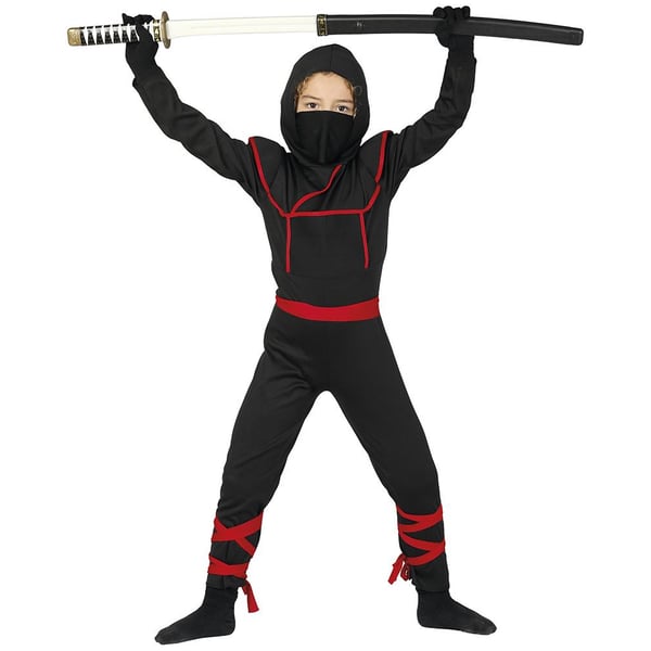 Fiestas Guirca Childrens/Kids Shinoby Ninja Costume Set