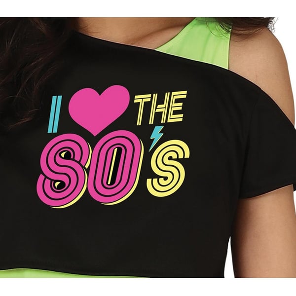Fiestas Guirca Womens/Ladies Singer 80s Costume Set