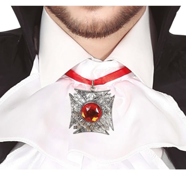 Fiestas Guirca Ruby Medallion Costume Accessory