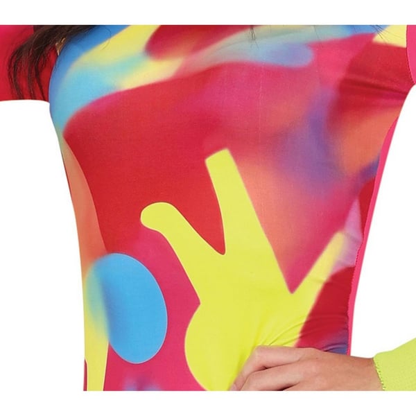 Fiestas Guirca Womens/Ladies Roller Psychedelic Costume Set