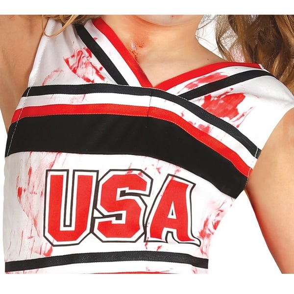 Fiestas Guirca Tyttöjen Zombie Cheerleader -asu