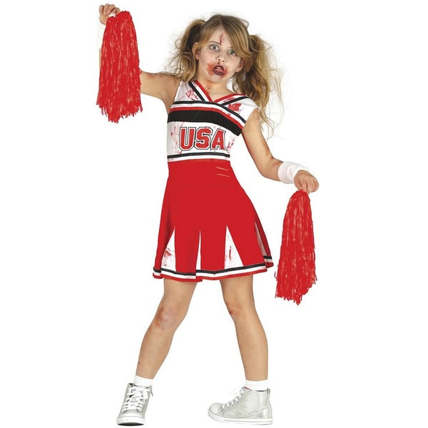 Fiestas Guirca Girls Zombie Cheerleader Costume