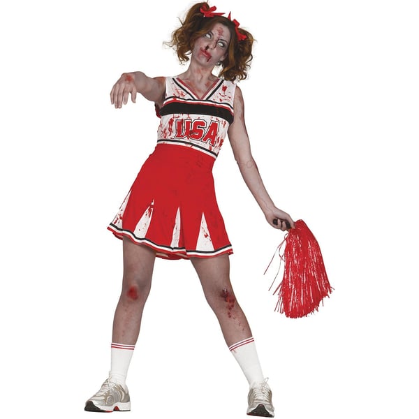 Fiestas Guirca Naisten/Naisten Zombie Cheerleader -asu
