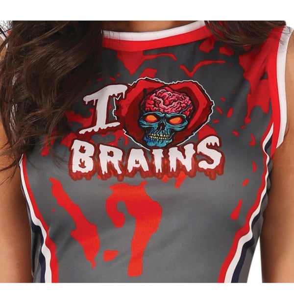 Fiestas Guirca Womens/Ladies Zombie Cheerleader Costume Dress