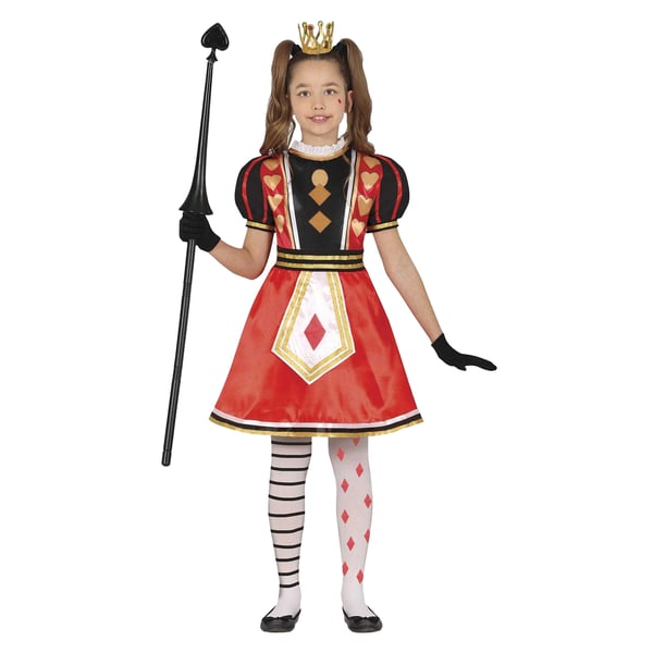 Fiestas Guirca Girls Rhombus Queen Costume Dress