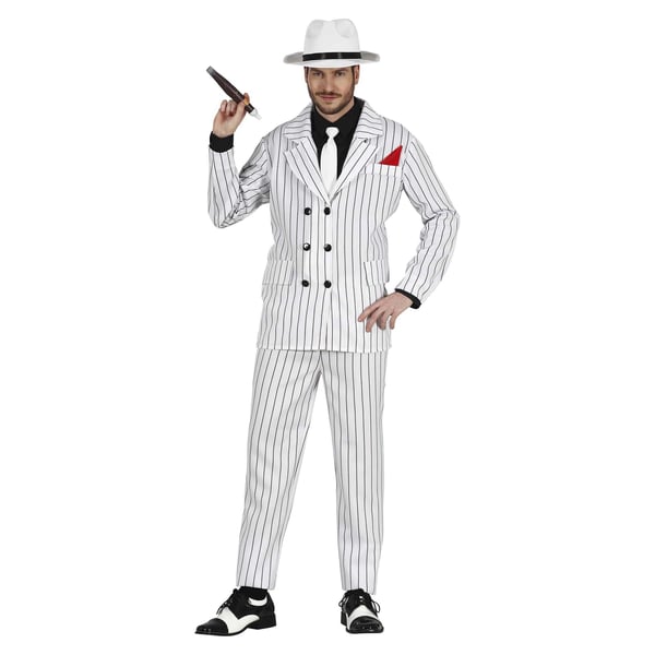 Fiestas Guirca Mens Gangster Costume Dress Set