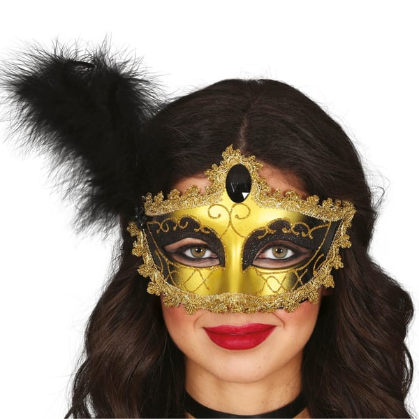 Fiestas Guirca Womens/Ladies Feather Eye Mask