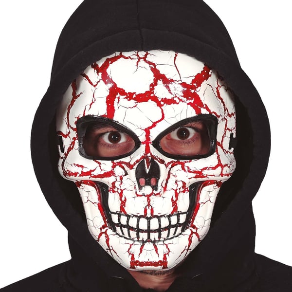 Fiestas Guirca Unisex Adult Skull PVC Mask