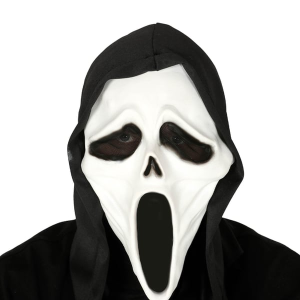Fiestas Guirca Unisex Adult Killer Hooded Vinyl Mask