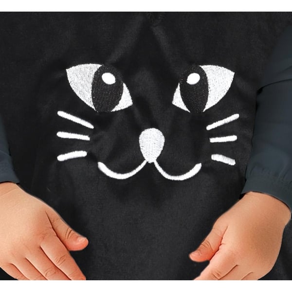 Fiestas Guirca Baby Cute Cat Costume Poncho Set