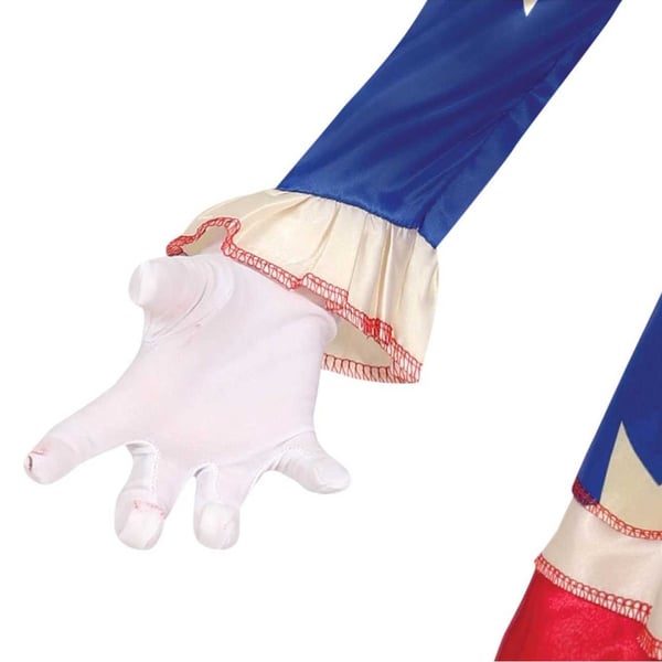 Fiestas Guirca Girls Patriot Clown Costume Set