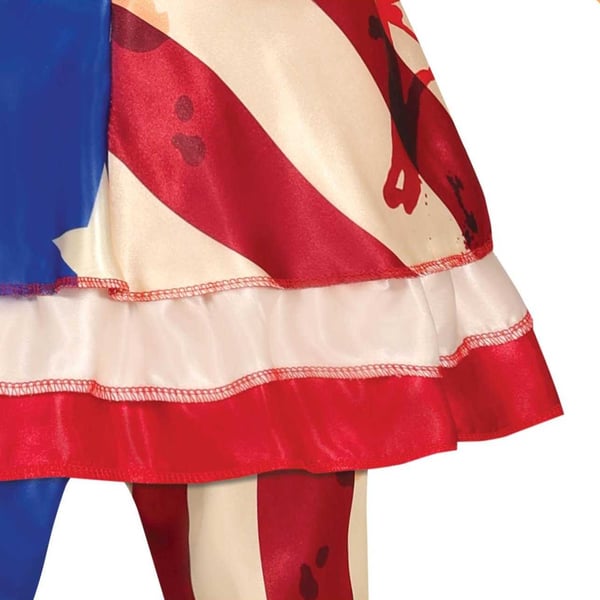 Fiestas Guirca Girls Patriot Clown Costume Set