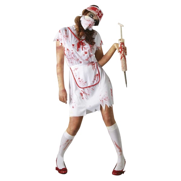 Fiestas Guirca Womens/Ladies Zombie Nurse Costume Set