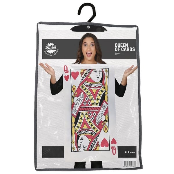 Fiestas Guirca Dame/Dame Dronning af Hjerter Kostume