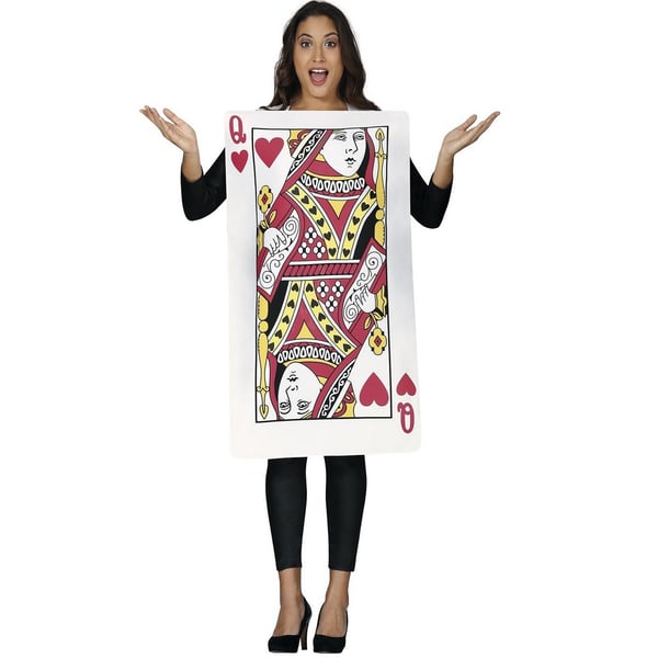 Fiestas Guirca Dame/Dame Dronning af Hjerter Kostume
