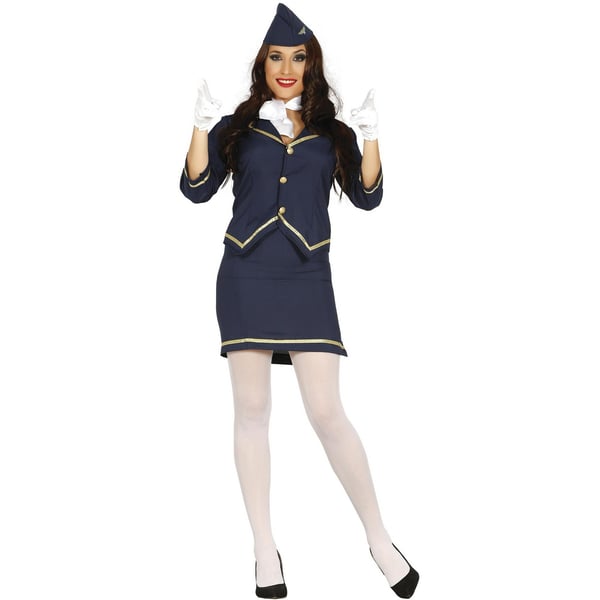Fiestas Guirca Womens/Ladies Air Hostess Costume Set
