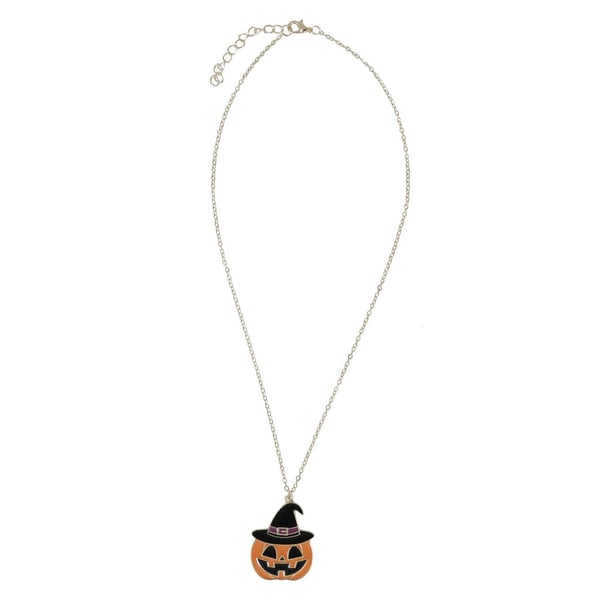 Fiestas Guirca Pumpkin Halloween Earring & Necklace Set