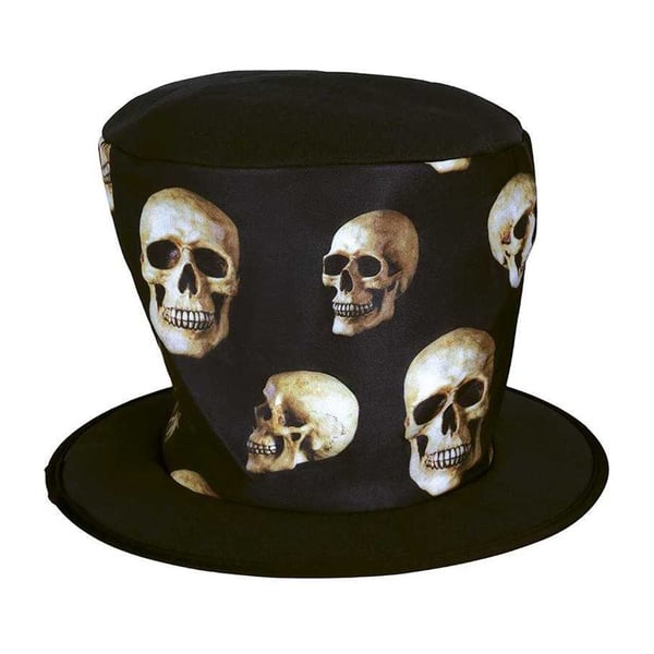 Fiestas Guirca Unisex Adult Skulls Costume Hat