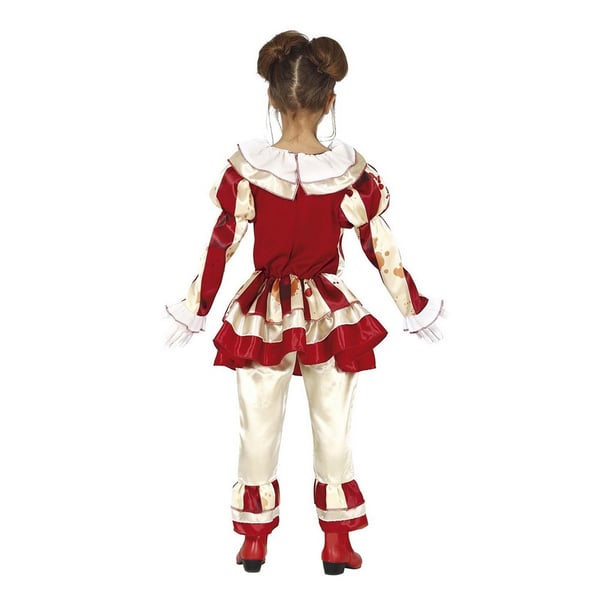 Fiestas Guirca Girls Striped Clown Costume Set