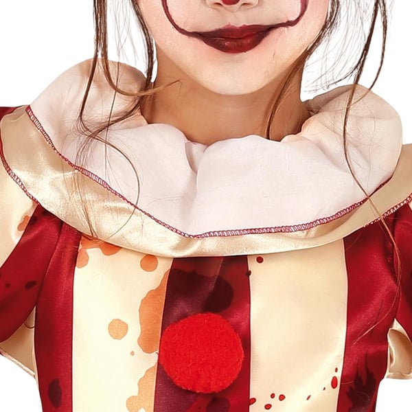 Fiestas Guirca Girls Striped Clown Costume Set