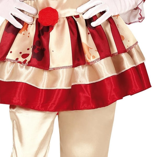 Fiestas Guirca Girls Striped Clown Costume Set